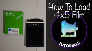 How to Load 4x5 film holders [upl. by Onilatac]