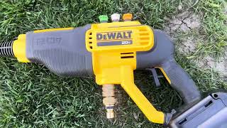 DEWALT Cordless Pressure Washer Power Cleaner REVIEW [upl. by Victory]