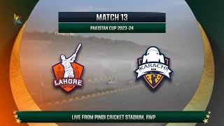 Live  Lahore Region Whites vs Karachi Region Whites  Match 13  Pakistan Cup 202324  PCB [upl. by Atokad255]