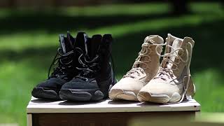 Yeezy 500 High Tactical Boot Sand US Size 12 May 2024 Release  Unboxing Sizing and Comfort [upl. by Macintosh]