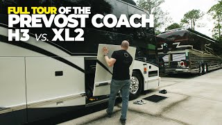 FULL TOUR of the Prevost Coach Im Staying in at the LZ Compound  H3 and XL2 [upl. by Annmarie]