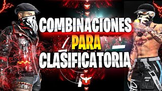 🔥 Las MEJORES COMBINACIONES DE ROPA PARA CLASIFICATORIA 🔥 FREE FIRE [upl. by Bellaude]