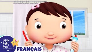 Voici comment on brosse ses dents  bonnes habitudes  Dessins Animés  Little Baby Bum Français [upl. by Adlee]