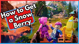 How to Get a Snow Berry in Lego Fortnite [upl. by Duaner]