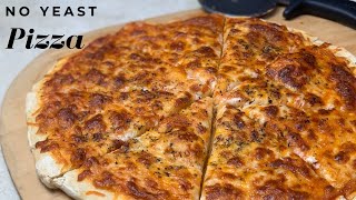 NO YEAST PIZZA  No yeast pizza dough [upl. by Asselem]