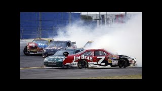 nascar all crashes of 2009 Daytona 500 remastered [upl. by Ymrej956]