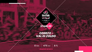 BKOOL  Etapa 3 Giro dItalia Virtual ENEL 2023 [upl. by Wetzel]