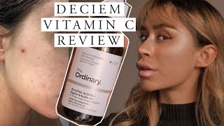 THE ORDINARY ASCORBIC ACID 8 ALPHA ARBUTIN 2 VITAMIN C SERUM REVIEW [upl. by Nylanna]