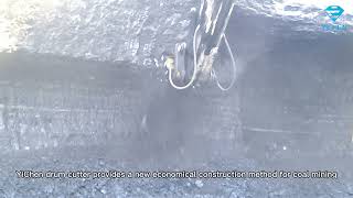 Open Pit Coal Mining by Drum Cutter [upl. by Lebasiram]