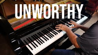 Unworthy by Ira Stanphill Kenon D Renfrow piano [upl. by Anaehs]