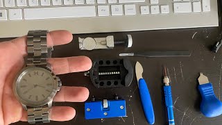 MVMT battery replacement AND product review  EasyTime Watch Repair Tool [upl. by Tshombe576]