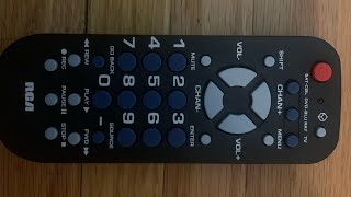 How to Program RCA Universal TV Remote control [upl. by Annamaria]