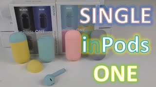 INPODS ONE Single Wireless Earphone In 8 Different Colours Do You Prefer Single Airpod Or Double [upl. by Yelkcub878]