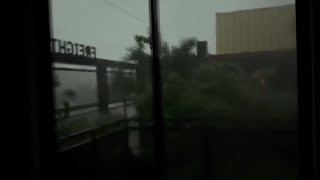 Video shows moment a possible tornado hit Tallahassee [upl. by Leonerd587]