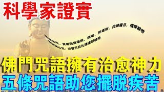 科學界證實，佛門“咒語”擁有特殊治癒能力！五條咒語助您擺脫疾病困苦！ [upl. by Ryon]