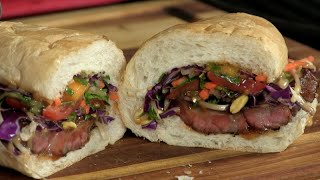 Thai Inspired Beef Short Rib Sandwich Video Recipe [upl. by Hammel]