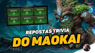 RESPOSTAS  TRIVIA DO MAOKAI  WILD RIFT [upl. by Fifine]