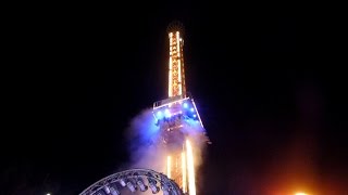 Space Fall  Fête foraine de Dijon 2014 [upl. by Acinor]