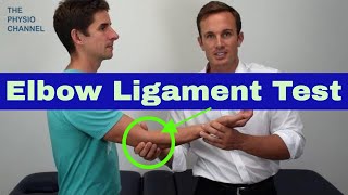 Elbow Lateral Collateral Ligament Test  Elbow Ligament Test  Elbow LCL Test [upl. by Dulci]