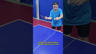 10 Tomahawk Serve Back Spin Tutorial tabletennis pingpong serve tomahawk ovcharov [upl. by Nylak]