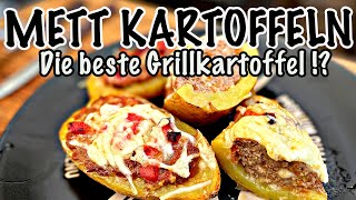 Mett  Hack Kartoffeln vom Grill  The BBQ BEAR [upl. by Mouldon]