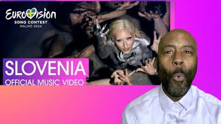 Raiven  Veronika  Slovenia 🇸🇮  Official Video  Eurovision 2024  REACTION [upl. by Ytsirhk]