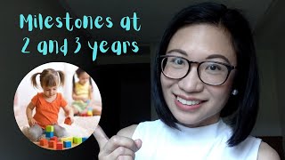 Toddler Developmental Milestones at 2 years and 3 years of age plus TIPS  Dr Kristine Kiat [upl. by Yatnuahc]