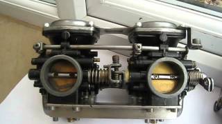 XS650 CARBURETTOR ID AND BUTTERFLY VALVE SYNC  DONE [upl. by Odnavres133]