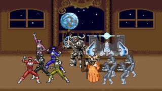 Mighty Morphin Power Rangers ONCE amp ALWAYS 90s Retro Game Style  Part 2 [upl. by Eisned]