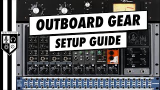 How To Use Outboard Gear With A DAW  Patchbay Setup amp Signal Flow [upl. by Adnolay161]