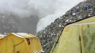 Nepal Earthquake  Everest Avalanche  April 25th 2015 [upl. by Pournaras]