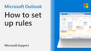 How to create custom rules in Outlook  Microsoft [upl. by Akkinahs]