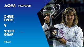 Chris Evert v Steffi Graf Full Match  Australian Open 1988 Final [upl. by Gilburt]