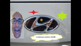 KONA ÉLECTRIQUE  La fameuse lumière jaune [upl. by Ihcekn]