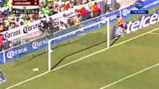 Danilinho gol 12 con Jaguares vs Santos Cb2010 jor13 04abr10 [upl. by Auhel428]