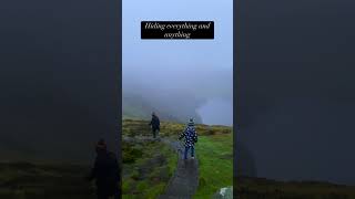 Wicklow Way on a foggy day JB Malone Memorial Wicklow hike fog lireland nature coldair fun [upl. by Aitnis49]