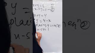 Substitution method maths twovaroableequations solution substitution method nextgen math apply [upl. by Neu]