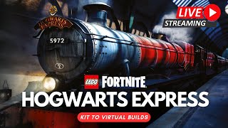 Hogwarts Express Lego Kit Build in Lego Fortnite [upl. by Eenot73]