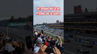 La vista desde el Main Grand stand la de cdmx🇲🇽🏎 mexicogp f1 formula1 mexico [upl. by Lyrrehs]