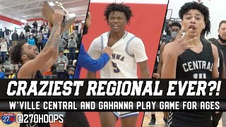 CRAZIEST REGIONAL EVER Westerville Central beats Gahanna in INSANE game Full Game Highlights [upl. by Helbonia653]