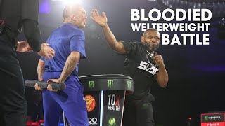 Bloodied Welterweight Battle  Jewel Scott vs Zach Zane  Power Slap 8  Full Match [upl. by Arreis]