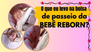 bebê rebornO que levo na bolsa de passeio da minha bebê reborn dools😍baby rotinadebebereborn [upl. by Dippold769]