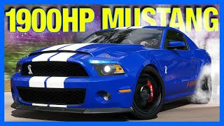 Forza Horizon 4  NEW 1900 Horsepower Mustang FH4 Shelby 1000 [upl. by Blackwell]