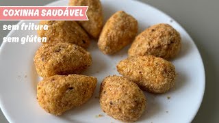 Coxinha sem fritura lancheira escolar saudável [upl. by Asilat]