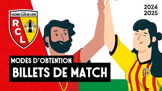 Billetterie du Racing  rappel des modes d’obtention de son billet de match 🎟️ [upl. by Adoree250]