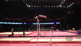 PASEKA Maria RUS  2015 Artistic Worlds  Qualifications Uneven Bars [upl. by Nahtannoj]