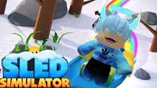 Playing Roblox sled simulator [upl. by Ecnatsnoc]