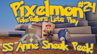 Pixelmon Server Minecraft Pokemon Mod Pokeballers Lets Play Ep 24  SS Anne Sneak Peek  More [upl. by Artima]