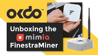 OKdo  Mimiq FinestraMiner Helium Compatible LoRaWAN Gateway amp Hotspot Miner Unboxing amp Setup [upl. by Yatnoj523]