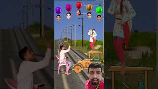 funny dancing roller cute aunty the stop trains high speed shorts viralsong youtubeshorts [upl. by Elac93]